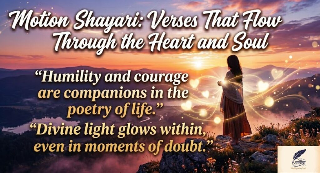 Morning Whispers in Motion Shayari – Begin Your Day with Heartfelt Blessings