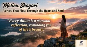 Morning Whispers in Motion Shayari – Begin Your Day with Heartfelt Blessings