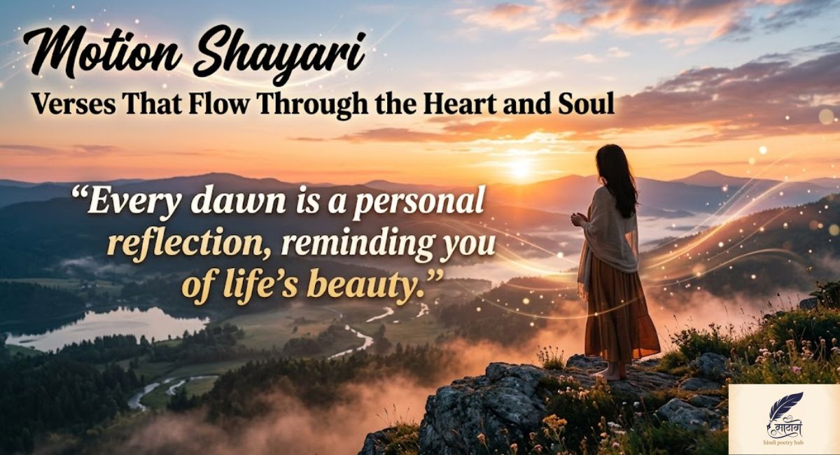 Morning Whispers in Motion Shayari – Begin Your Day with Heartfelt Blessings