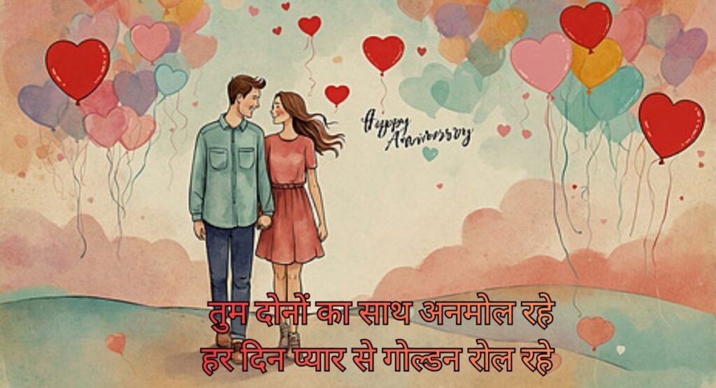  सालगिरह मुबारक शायरी में बसी दो दिलों की अनकही कहानी