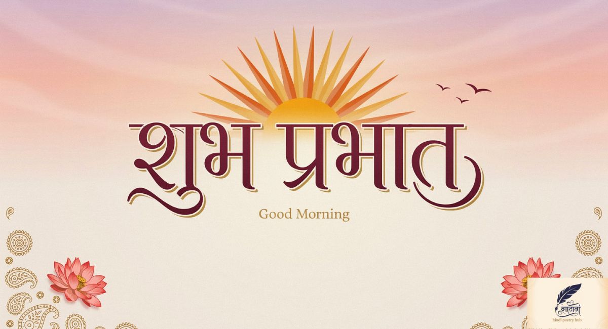 Good Morning Shayari in Hindi